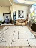 Moroccan BENI OUARAIN rug BO194 - 292 x 210 cm/ 9.6 x 6.8 FT