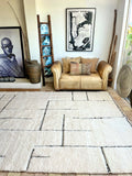 Moroccan BENI OUARAIN rug BO194 - 292 x 210 cm/ 9.6 x 6.8 FT