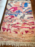 Vintage Moroccan BOUJAD rug BOU110 - 258x152 cm 8.4x4.9 ft