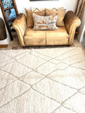 Moroccan BENI OUARAIN rug BO202 - 250 x 173 cm/ 8.2 x 5.6 FT