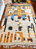 Vintage Moroccan BOUJAD rug BOU108 - 265x170 cm 8.5x5.5 ft