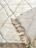 Moroccan BENI OUARAIN rug BO202 - 250 x 173 cm/ 8.2 x 5.6 FT