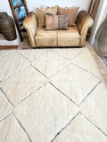Moroccan BENI OUARAIN rug BO192 - 290 x 198 cm/ 9.5 x 6.5 FT