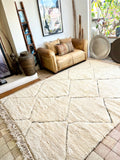 Moroccan BENI OUARAIN rug BO192 - 290 x 198 cm/ 9.5 x 6.5 FT