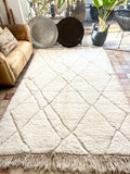 Moroccan BENI OUARAIN rug BO202 - 250 x 173 cm/ 8.2 x 5.6 FT