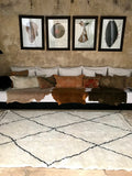 Moroccan BENI OUARAIN rug BO178 - 273 x 172 cm/ 9 x 5.6 FT