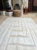 Moroccan BENI OUARAIN rug BO136 - 250 x 160 cm/ 8.2 x 5.2 FT