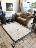 Moroccan BENI OUARAIN rug BO163 - 178 x 122 cm/ 5.8 x 4 FT