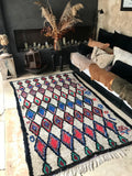 Moroccan Vintage AZILAL rug AZ224 -274 x 145 cm / 8.1 x 4.7 FT