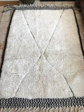 Moroccan BENI OUARAIN rug BO163 - 178 x 122 cm/ 5.8 x 4 FT