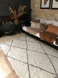 Moroccan BENI OUARAIN rug BO177 - 245 x 158 cm/ 8 x 5.2 FT
