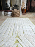 Moroccan BENI OUARAIN rug BO138 - 233 x 150 cm/ 7.6 x 4.9 FT