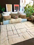 Moroccan BENI OUARAIN rug BO161 - 248 x 167 cm/ 8.1 x 5.6 FT