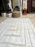 Moroccan BENI OUARAIN rug BO136 - 250 x 160 cm/ 8.2 x 5.2 FT
