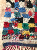 Vintage Moroccan BOUCHEROUITE rug BE313 - 235 x 136 cm / 7'7" x 4'5"