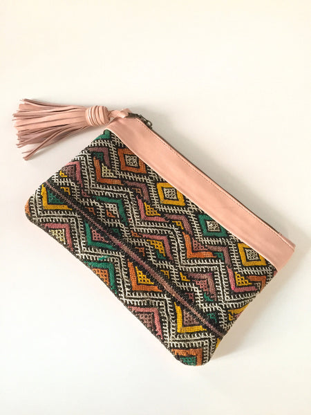Kilim Boho clutch Sira