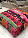 Moroccan kilim pouf