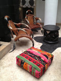 Moroccan kilim pouf