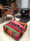 Moroccan kilim pouf