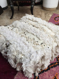 Handira wedding blanket pouf