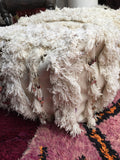 Handira wedding blanket pouf