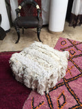 Handira wedding blanket pouf