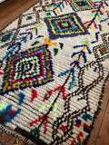 Vintage moroccan azilal rug