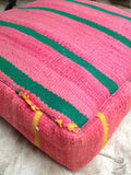Moroccan kilim pouf