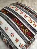 Moroccan kilim pouf