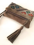 Kilim boho clutch purse wrislet handbag
