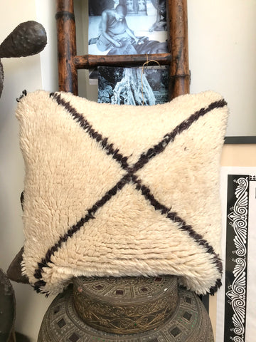 Vintage Moroccan Beni Ouarain cushion